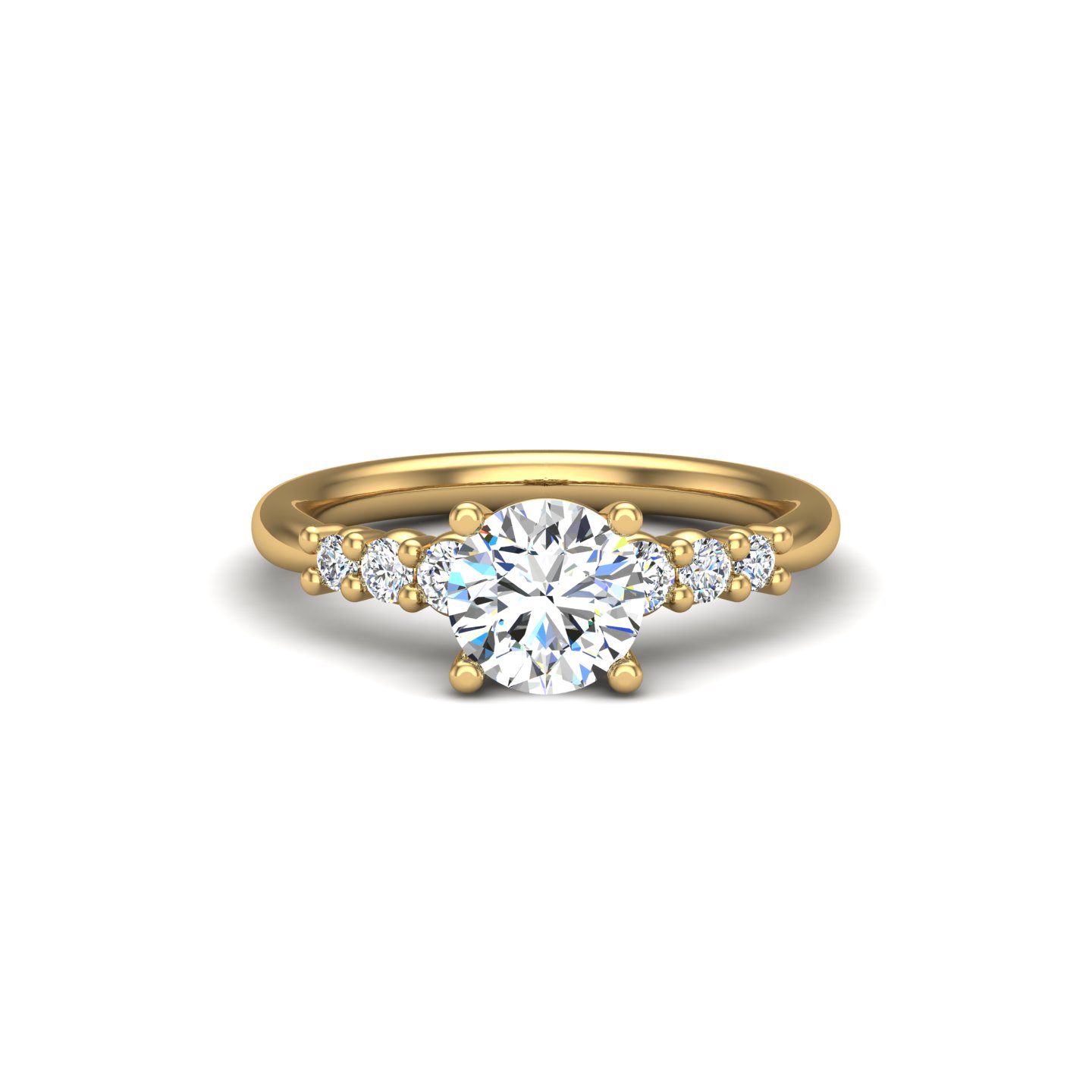 Angel 7 Stone Ring